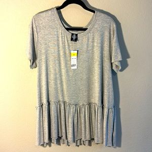 Agnes & Dora relaxed ruffle tee